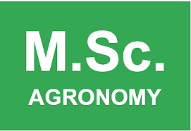MSc in Agriculture with Agronomy